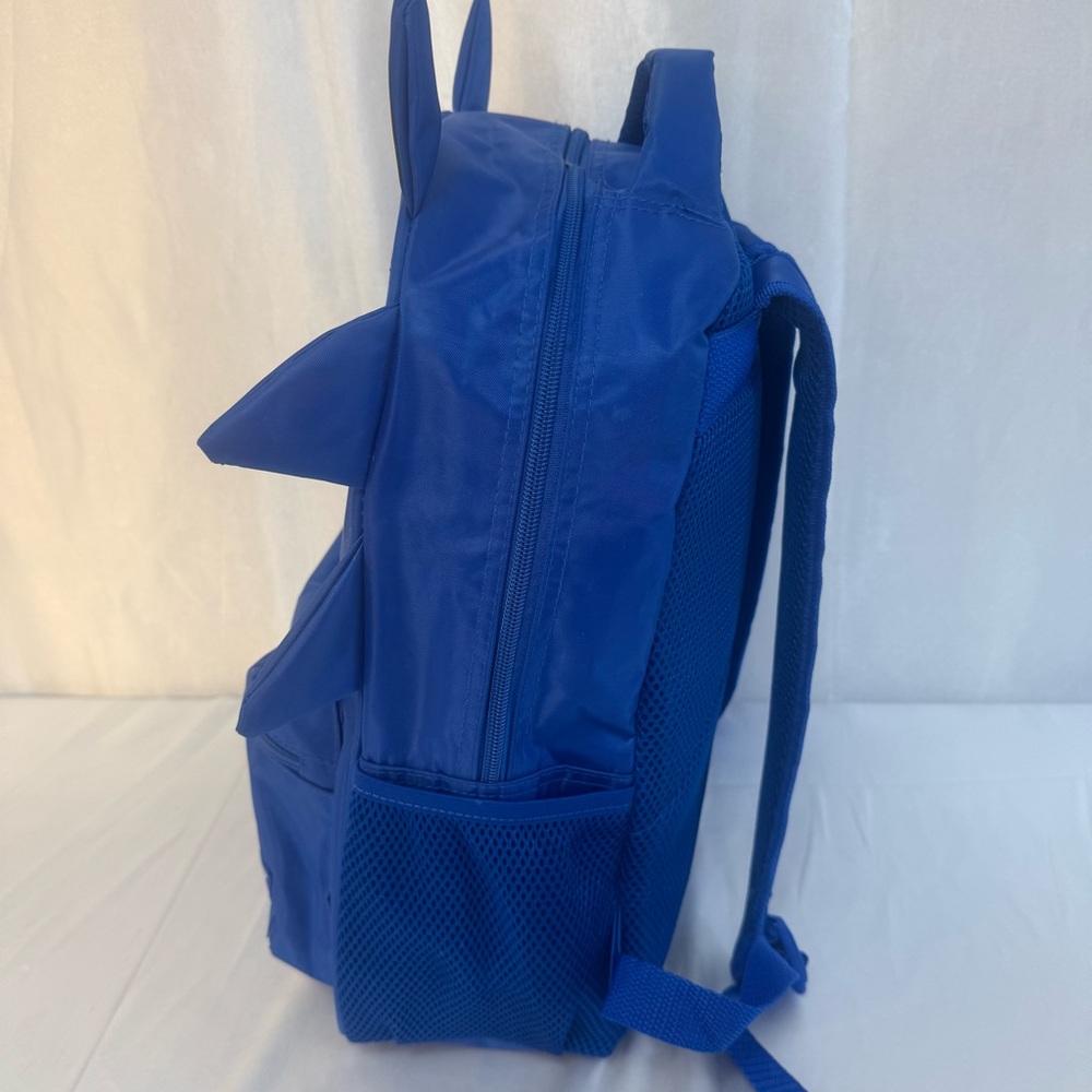 NWOT Sonic the Hedgehog Blue Character Student School Backpack - Picture 3 of 12